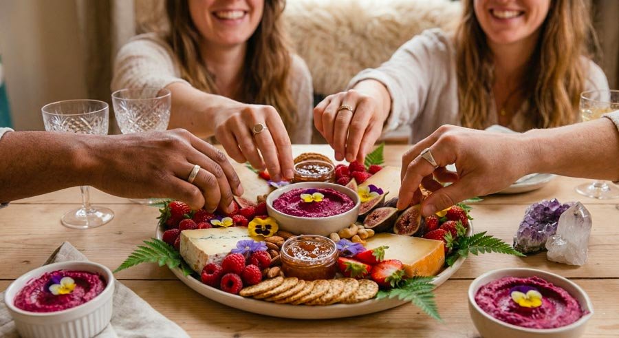 sacree planche - art table vibrant 