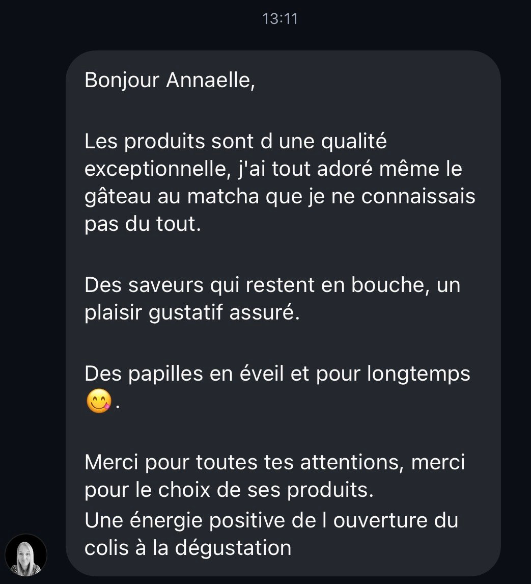 Avis client